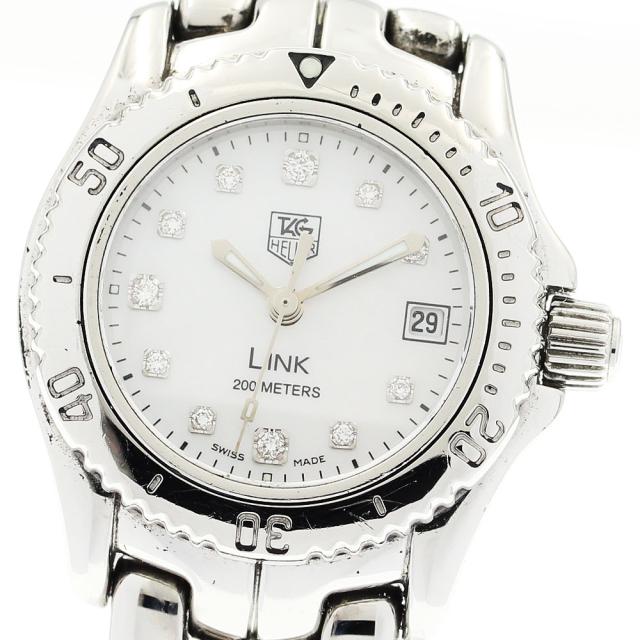 タグホイヤー TAG HEUER WT1418 リンク デイト 11Pダイヤ クォーツ レディース _917418