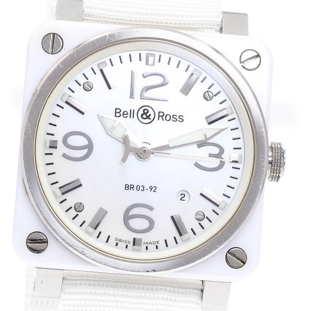 ベル＆ロス Bell＆Ross BR03-92 アビエーション アルティメーター デイト 自動巻き メンズ 保証書付き_917581