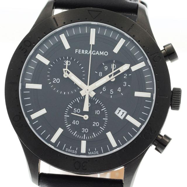サルヴァトーレフェラガモ Salvatore Ferragamo SFU400223 ニュー ジェント クロノ クォーツ メンズ 極美品 内箱・保証書付き_919450【ev15】 42,421円
