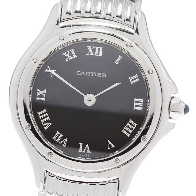カルティエ CARTIER W35017L4 クーガー SM クォーツ レディース 保証書付き_917479
