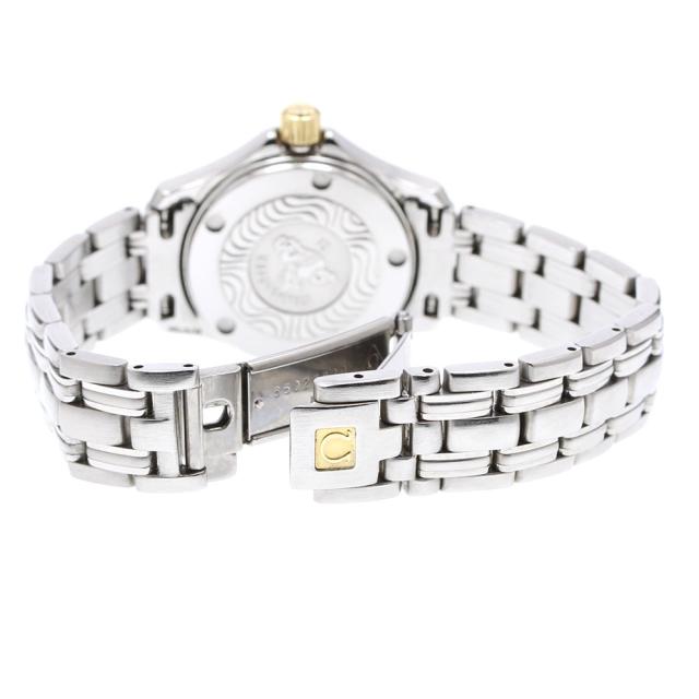 オメガ OMEGA 2481.80 シーマスター120M YGベゼル デイト クォーツ レディース _919408