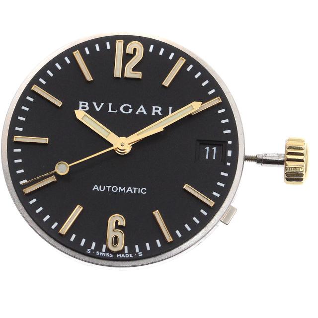 ブル小峡谷 BVLGARI デイト cal.220-TEEE 社会的運動 自動小銃一巻き メンズ _I-171