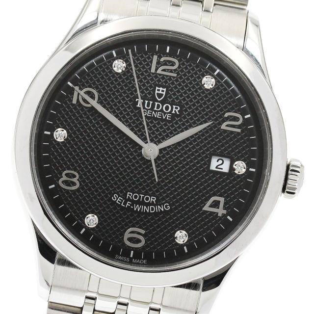 チュードル TUDOR 91550 1926 デイト 6Pダイヤ 自動巻き メンズ 保証書付き_920855