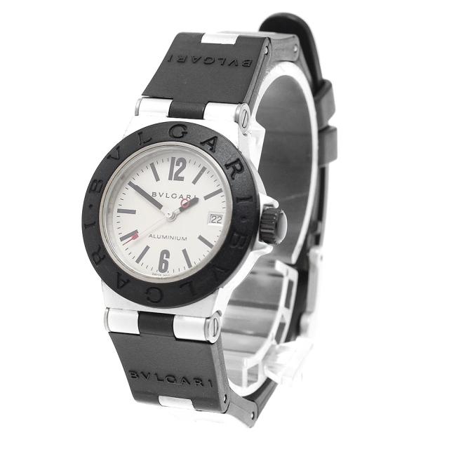 ブルガリ BVLGARI AL29TA アルミニウム デイト クォーツ レディース