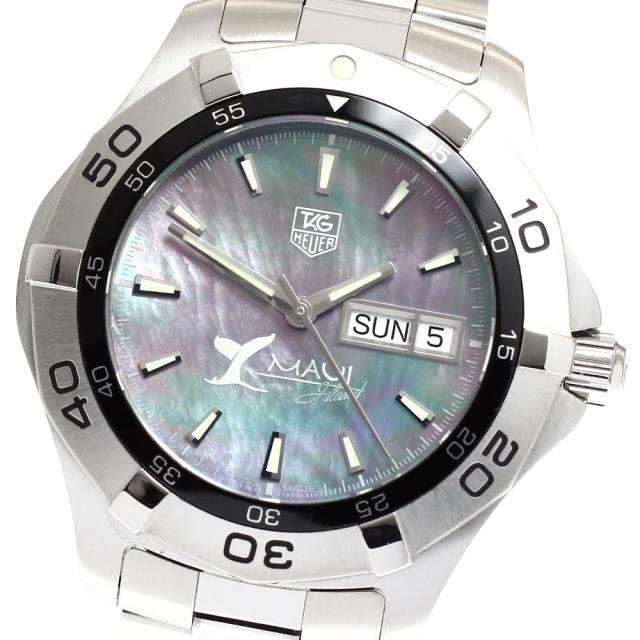 タグホイヤー TAG HEUER WAF2012 アクアレーサー マウイ デイデイト 自動巻き メンズ 良品 _918605