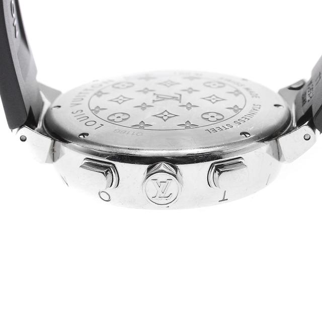 ベルト訳あり ルイ・ヴィトン LOUIS VUITTON Q11BG タンブール ラブリーカップ クロノグラフ デイト クォーツ メンズ _921010_3