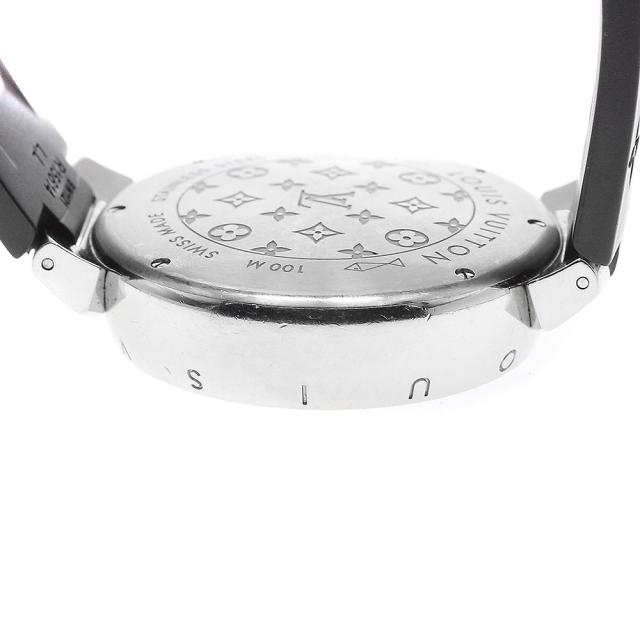 ベルト訳あり ルイ・ヴィトン LOUIS VUITTON Q11BG タンブール ラブリーカップ クロノグラフ デイト クォーツ メンズ _921010_4