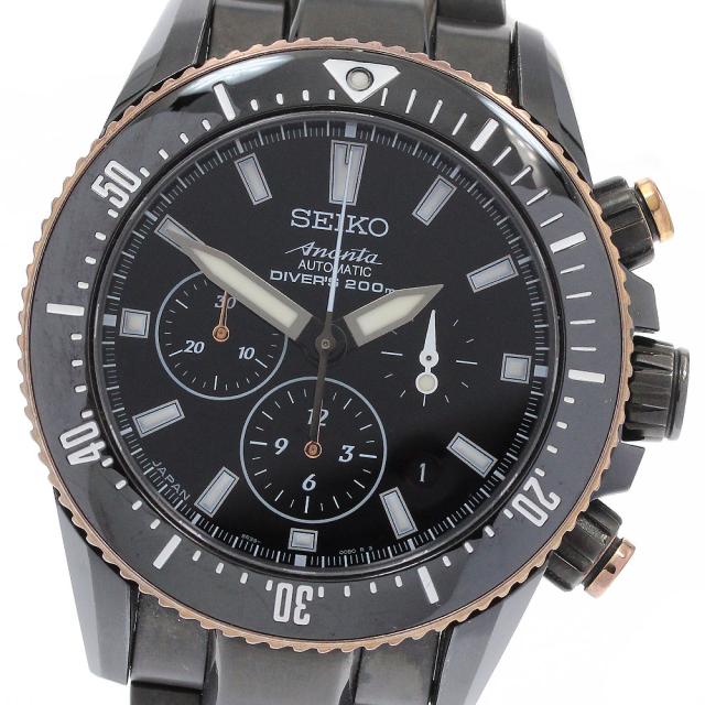 セイコー SEIKO SAEK015/8R39-00B0 ブライツ アナンタ ダイバーズ クロノグラフ 創業130周年記念 世界限定700本 自動巻き メンズ _920228【ev15】