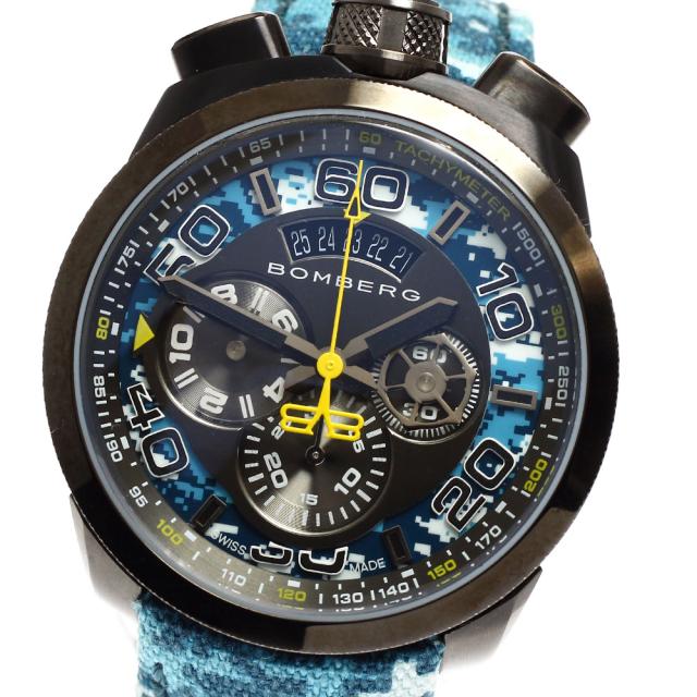 ボンバーグ BOMBERG BS45CHPGM.035.3 BOLT-68 カモフラージュ クロノグラフ デイト クォーツ メンズ 未使用品 箱・保証書付き_881524【ev20】