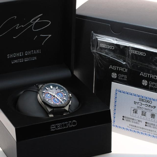 セイコー SEIKO SBXC141/5X53-0CF0 アストロン 大谷翔平 2023 クロノグラフ 国内限定1700本 ソーラー電波 メンズ 箱・保証書付き_919534_1