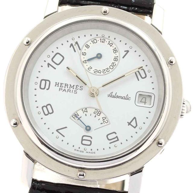 エルメス HERMES CL5.710 クリッパー デイト GMT 自動巻き メンズ _918413