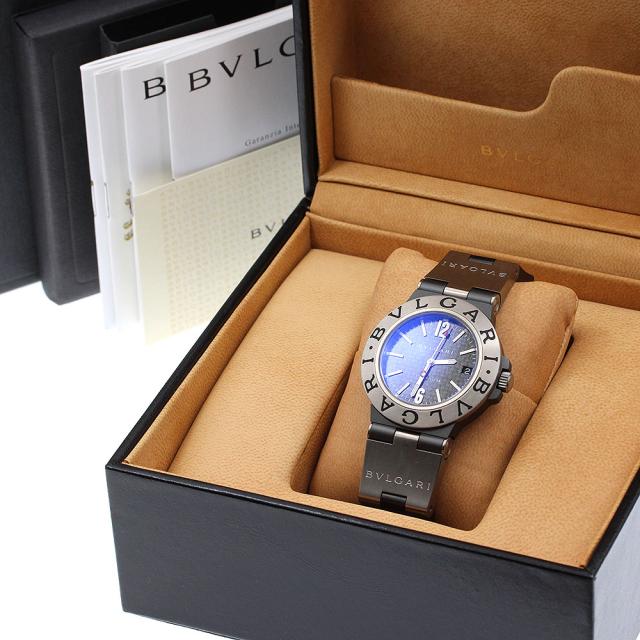 ブルガリ BVLGARI TI38TA ディアゴノ チタニウム デイト 自動巻き