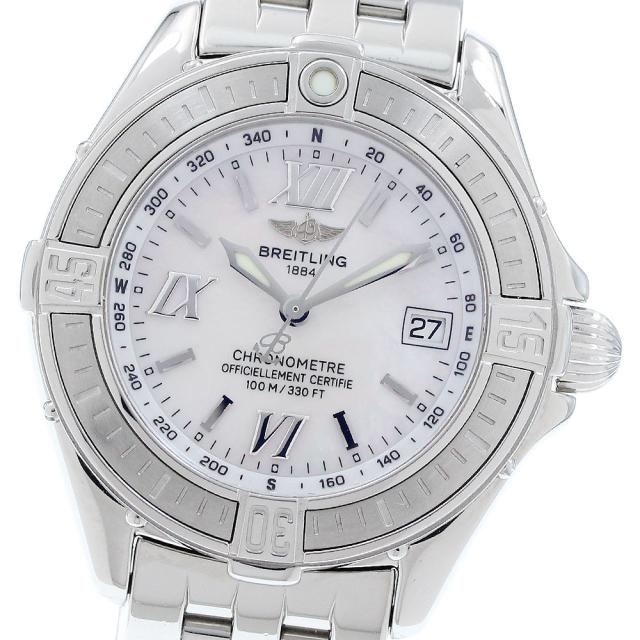ブライトリング BREITLING A67365 コックピットレディー デイト クォーツ レディース 良品 _921559