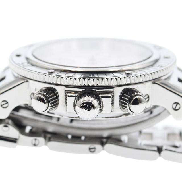 訳あり エルメス HERMES CL2.310 クリッパーダイバー クロノグラフ クォーツ レディース 内箱・保証書付き_917088