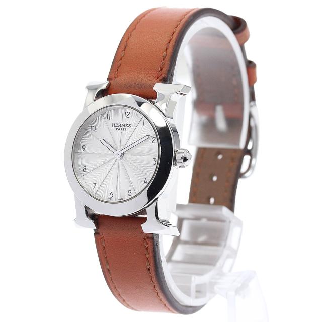 エルメス HERMES HR1.210 Hウォッチ ロンド クォーツ レディース _922165