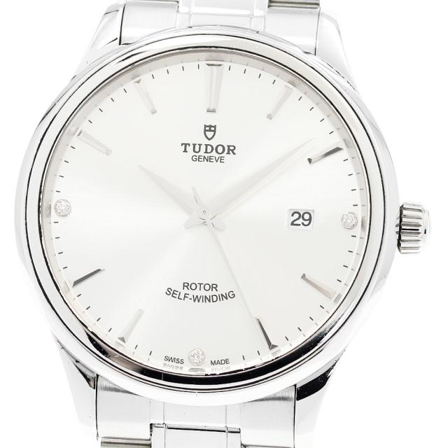 チュードル TUDOR 12700 スタイル デイト 3Pダイヤ 自動巻き メンズ 保証書付き_921803