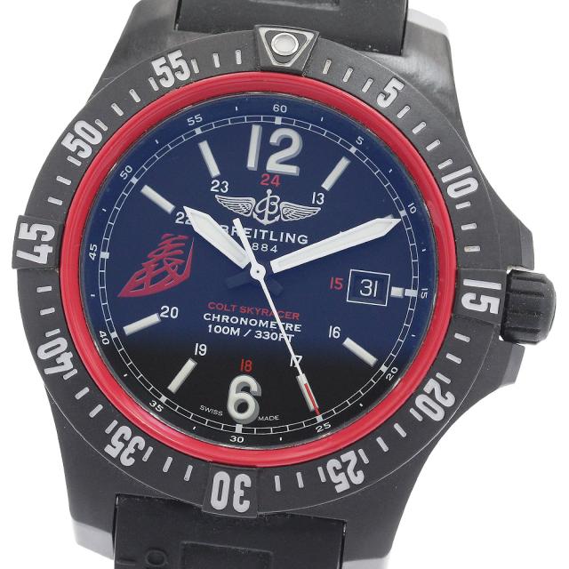 ブライトリング BREITLING X74320 コルト スカイレーサー チーム室屋義秀 日本150本限定 デイト クォーツ メンズ 箱・保証書付き_922395