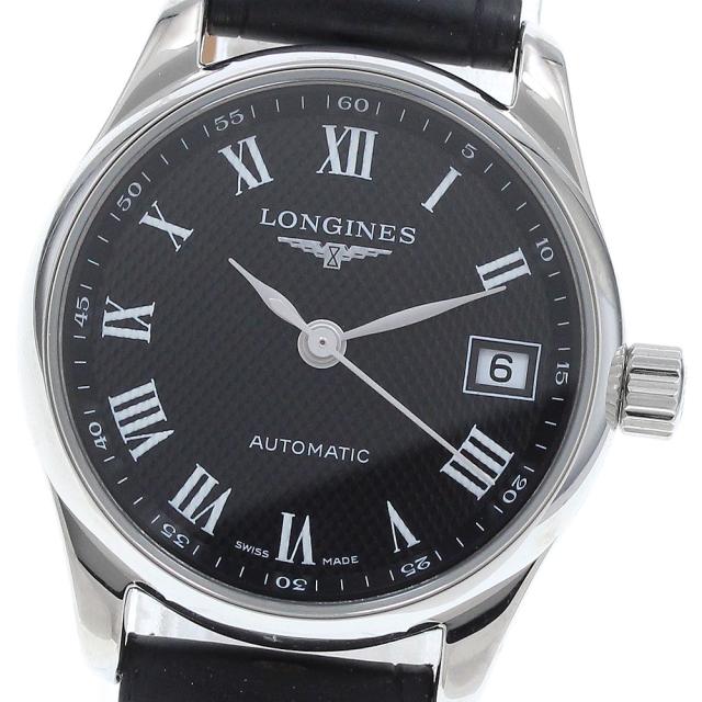 ロンジン LONGINES L2.128.4 マスターコレクション デイト 自動巻き レディース 極美品 保証書付き_922684