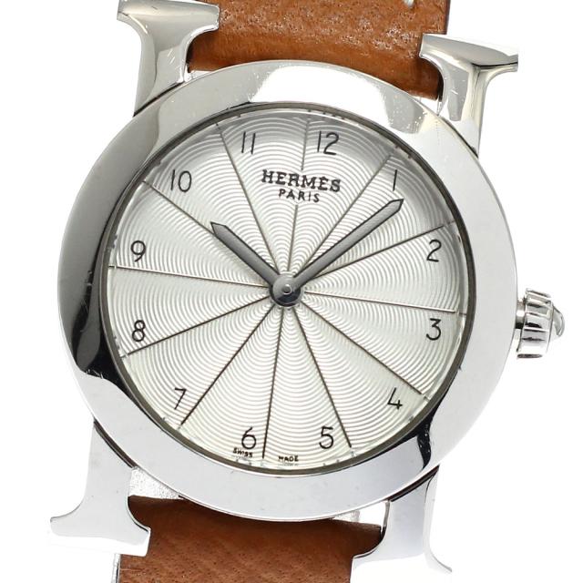 エルメス HERMES HR1.210 Hウォッチ ロンド クォーツ レディース _923150