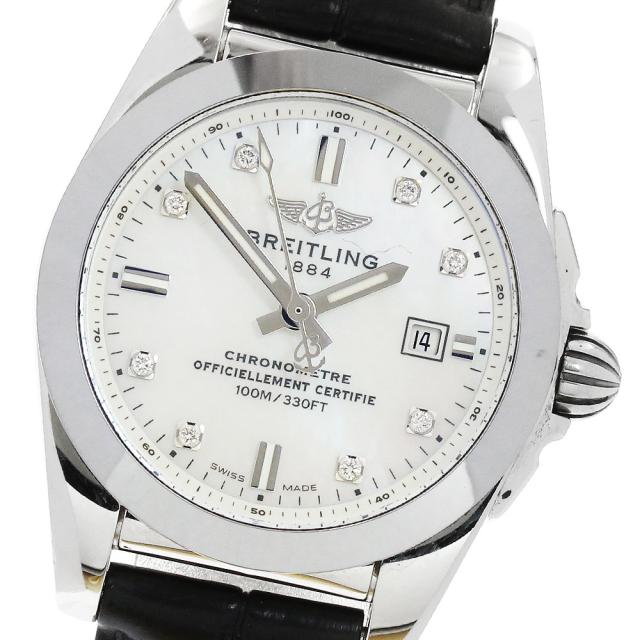 ブライトリング BREITLING W72348 ギャラクティック29 スリークT デイト クォーツ レディース _922656