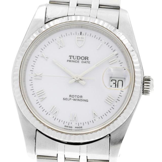 チュードル TUDOR 74034 プリンスデイト WGベゼル 自動巻き メンズ 保証書付き_930983