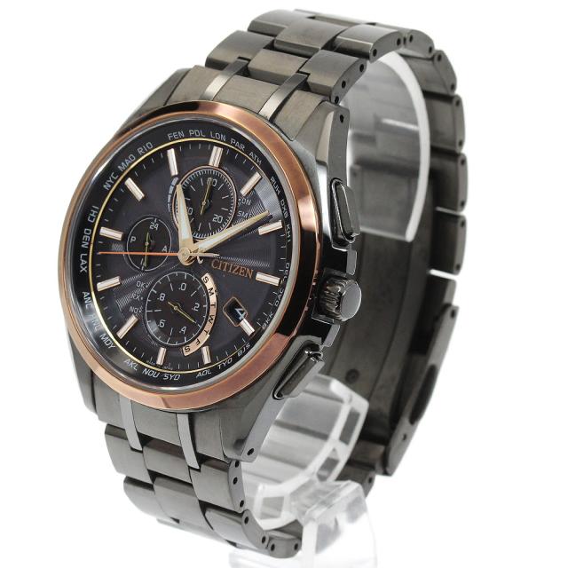 シチズン CITIZEN AT8046-51E/H804-T024131 アテッサ 100周年記念モデル ソーラー電波 メンズ 良品 箱・保証書付き_921161_2