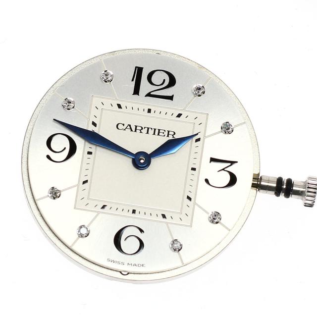 カルティエ CARTIER ムーブメント Cal.690 8Pダイヤ クォーツ メンズ 美品 _J-87
