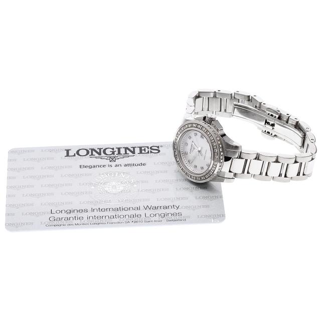 ロンジン LONGINES L3.158.0 コンクエスト ダイヤベゼル クォーツ レディース 良品 保証書付き_917446 ロンジン LONGINES L3.158.0 コンクエスト ダイヤベゼル クォーツ