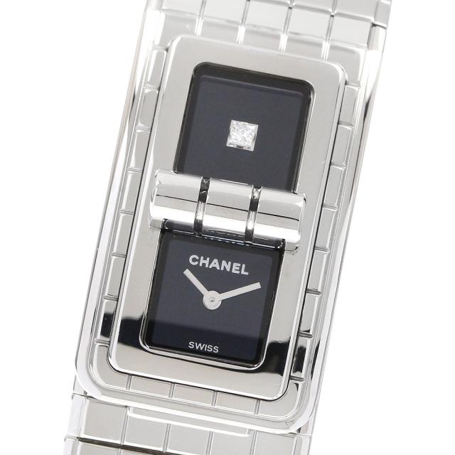 シャネル CHANEL H5144 コード ココ 1Pダイヤ クォーツ レディース 良品 _922700