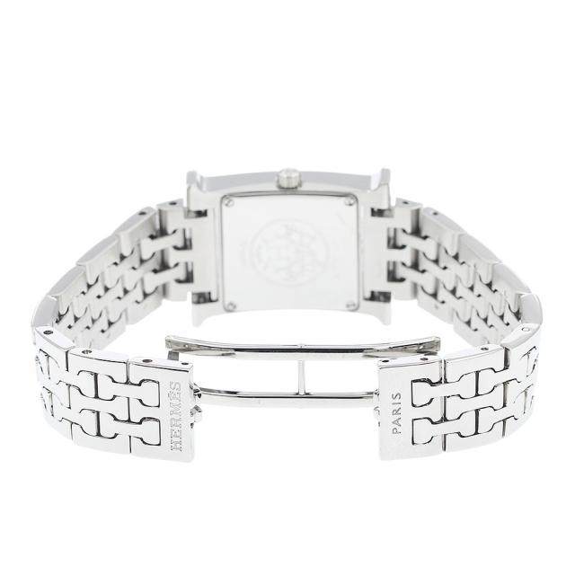 エルメス HERMES HH1.230 Hウォッチ ダイヤベゼル クォーツ レディース 美品 _931561_5