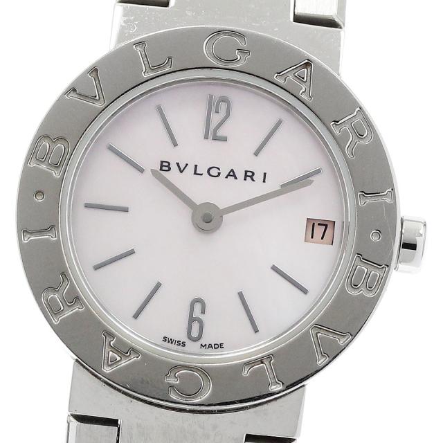 ブルガリ BVLGARI BB23SS ブルガリブルガリ デイト クォーツ レディース 保証書付き_931886