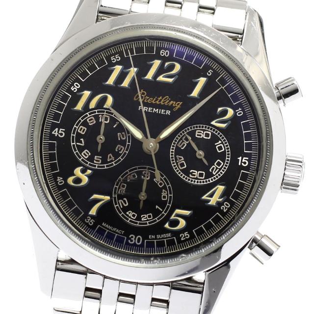 ジャンク ブライトリング BREITLING A40035 ナビタイマー プレミエ クロノグラフ 自動巻き メンズ _905681