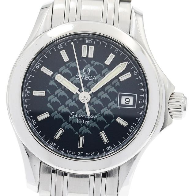 オメガ OMEGA 2588.80 シーマスター120 ジャックマイヨール2002 デイト 1500本限定 クォーツ レディース 保証書付き_917507