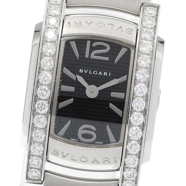 ブルガリ BVLGARI AA26S アショーマ ベゼルダイヤ クォーツ レディース _931883