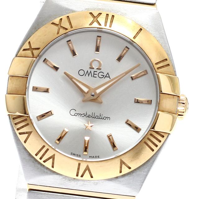 オメガ OMEGA 123.20.24.60.02.001 コンステレーション ブラッシュ コンビ クォーツ レディース 保証書付き_932890