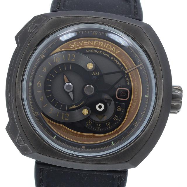 セブンフライデー SEVENFRIDAY Q2/03 レボリューション デイト 自動巻き メンズ 美品 内箱・保証書付き_933533
