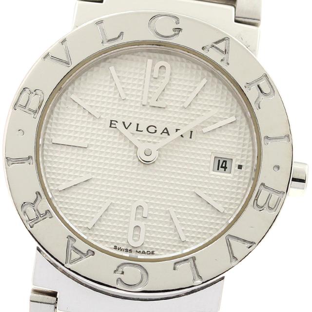 ブルガリ BVLGARI BB26SS ブルガリブルガリ デイト クォーツ レディース 保証書付き_930883