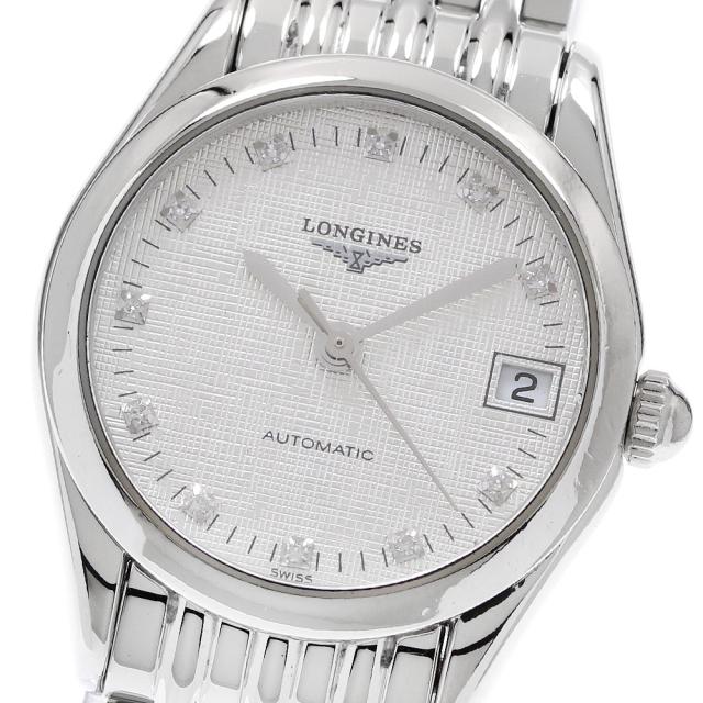 ロンジン LONGINES L4.298.4 グランド クラシック 11Pダイヤ デイト 自動巻き レディース _923563