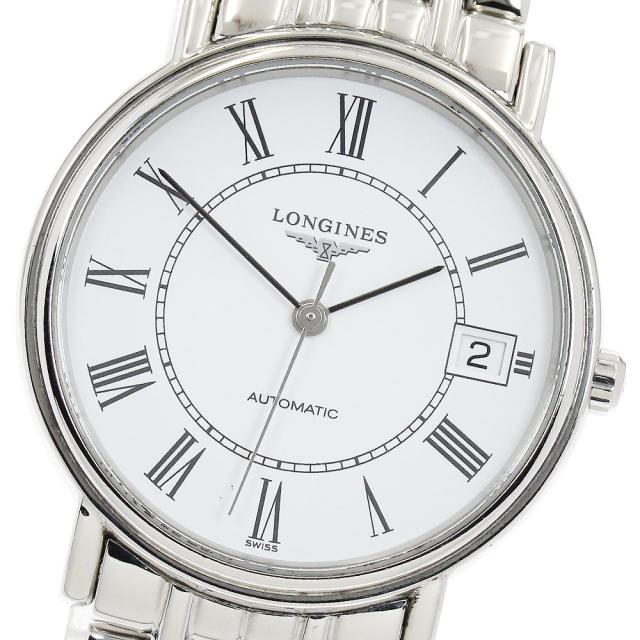 ロンジン LONGINES L4.821.4 プレザンス デイト 自動巻き メンズ 保証書付き_931012