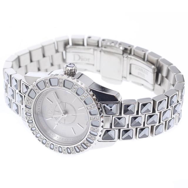 クリスチャンディオール Christian Dior CD112115 クリスタル ダイヤベゼル クォーツ レディース _934299_1