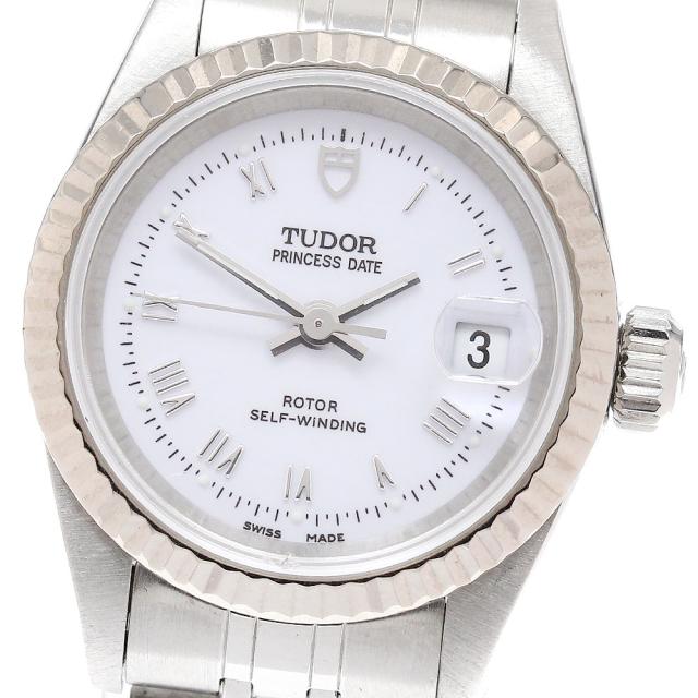 チュードル TUDOR 92414 プリンセス デイト WGベゼル デイト 自動巻き レディース _935194