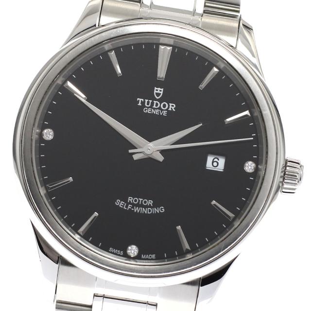 チュードル TUDOR 12700 スタイル 3Pダイヤ デイト 自動巻き メンズ 良品 保証書付き_932022