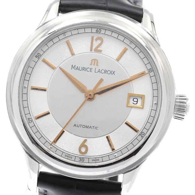 モーリスラクロア MAURICE LACROIX LC6027-SS001-122 レ・クラシック デイト 自動巻き メンズ 極美品 _935343【ev10】