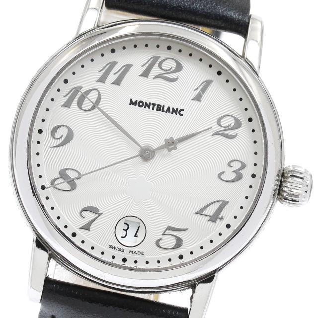 モンブラン MONTBLANC 7042 マイスターシュティック デイト クォーツ メンズ _933955