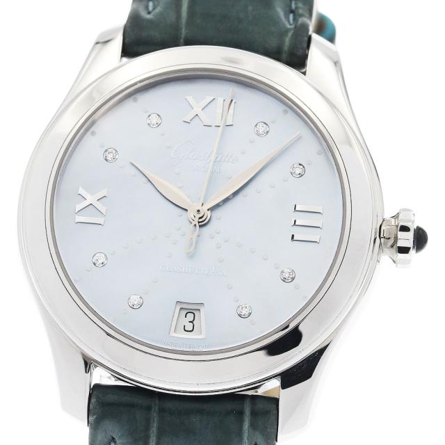 グラスヒュッテ・オリジナル GLASHUTTE ORIGINAL 1-39-22-11-02-44 セレナーデ デイト 8Pダイヤ 自動巻き レディース 保証書付き_934180 527,780円