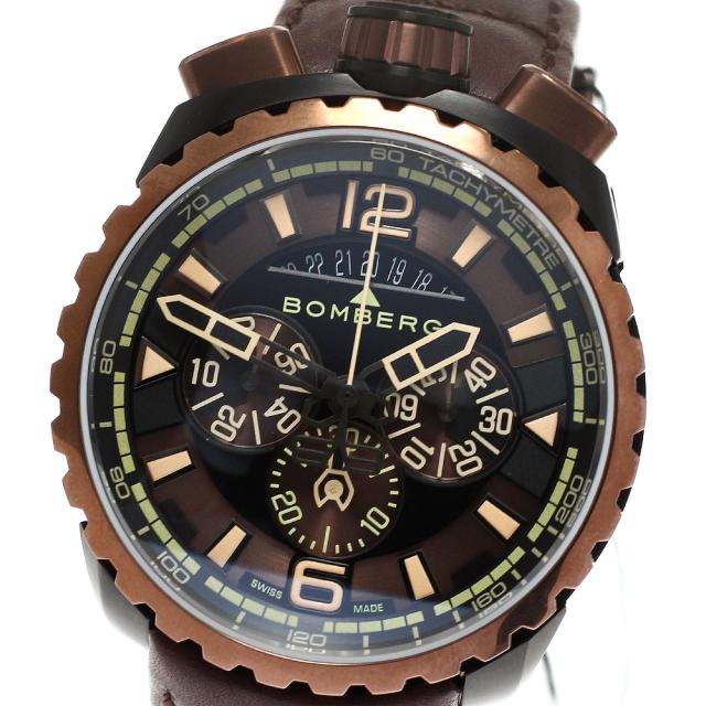 ボンバーグ BOMBERG BS45CHPBRBA.050-2.3 BOLT-68 クロノグラフ デイト クォーツ メンズ 未使用品 箱・保証書付き_881551