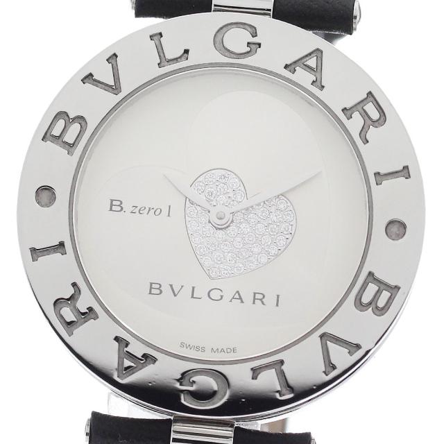 ブルガリ BVLGARI BZ35S B-zero1 ダブルハート ダイヤモンド クォーツ レディース 箱・保証書付き_911674