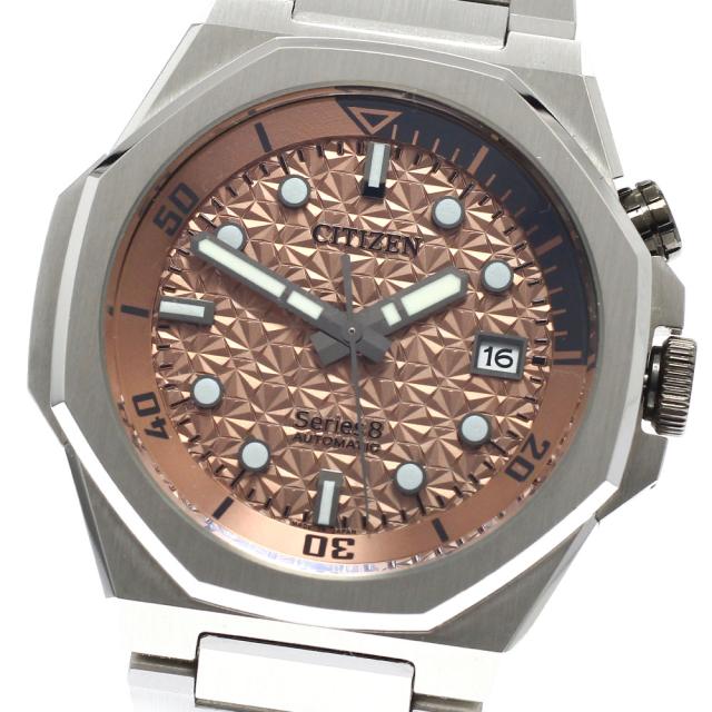シチズン CITIZEN NB6066-51W/9051-009KM03 シリーズエイト 世界限定1700本 自動巻き メンズ 美品 箱・保証書付き_935679