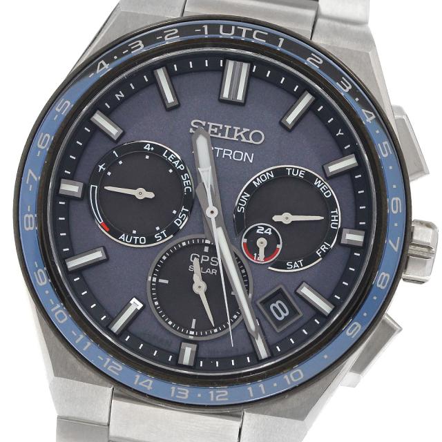 セイコー SEIKO SBXC109/5X53-0BR0 アストロン GPS デイデイト ソーラー電波 メンズ 美品 _936410