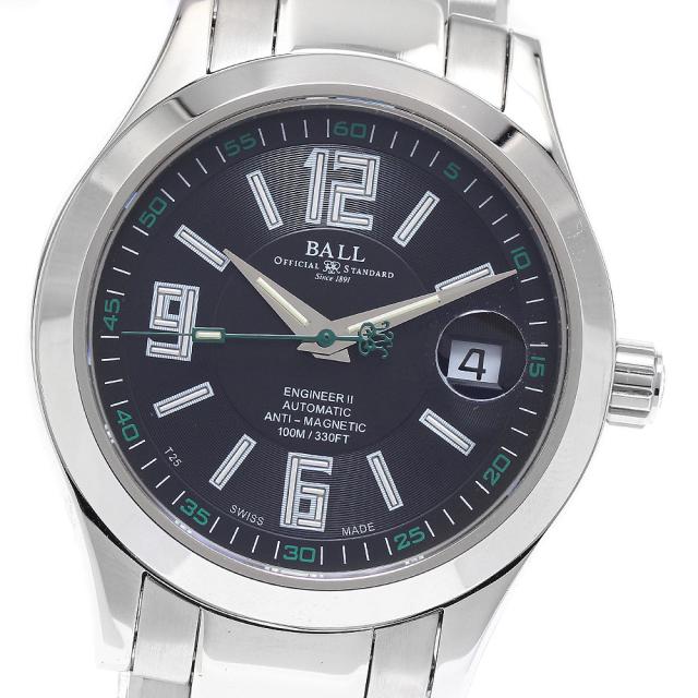 ボール BALL WATCH NM1020C-S4-BK エンジニアII アラビック デイト 自動巻き メンズ 未使用品 保証書付き_935403【ev10】